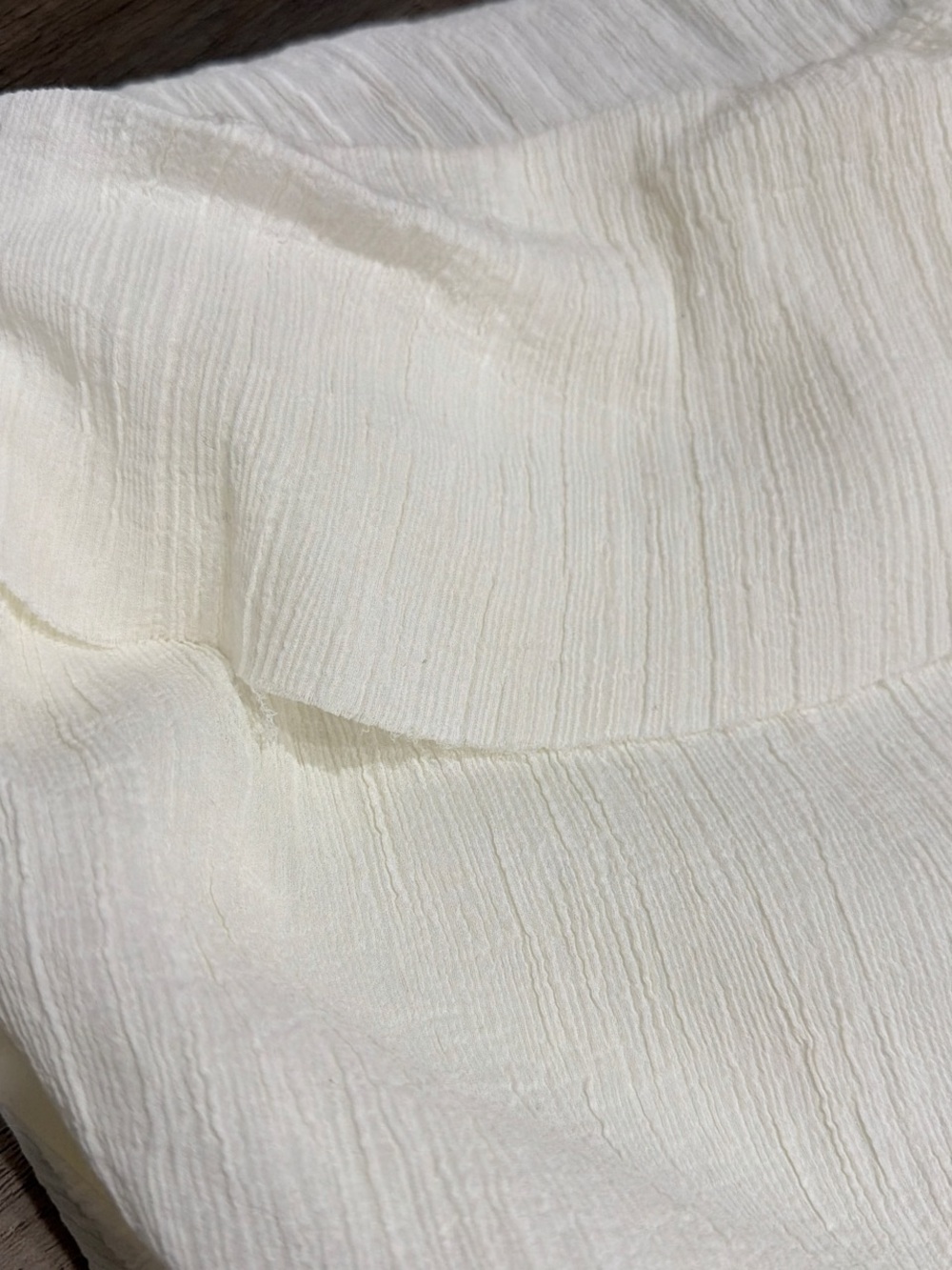 Anna Quan Dimitri draped crinkle cotton mini dress in shell - Picture 5 of 9